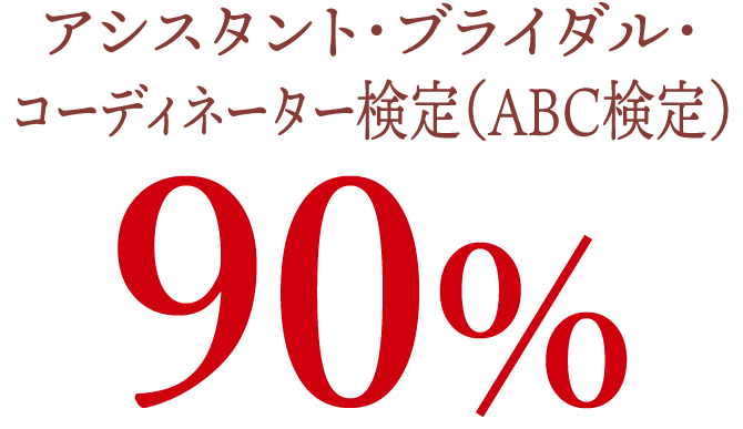 アシスタント･ブライダル･コーディネーター検定（ABC検定）
