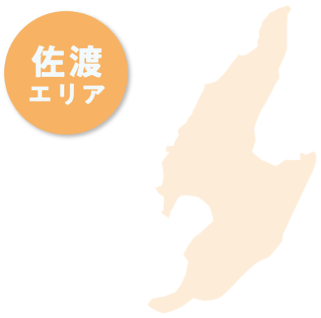 佐渡エリアの地図