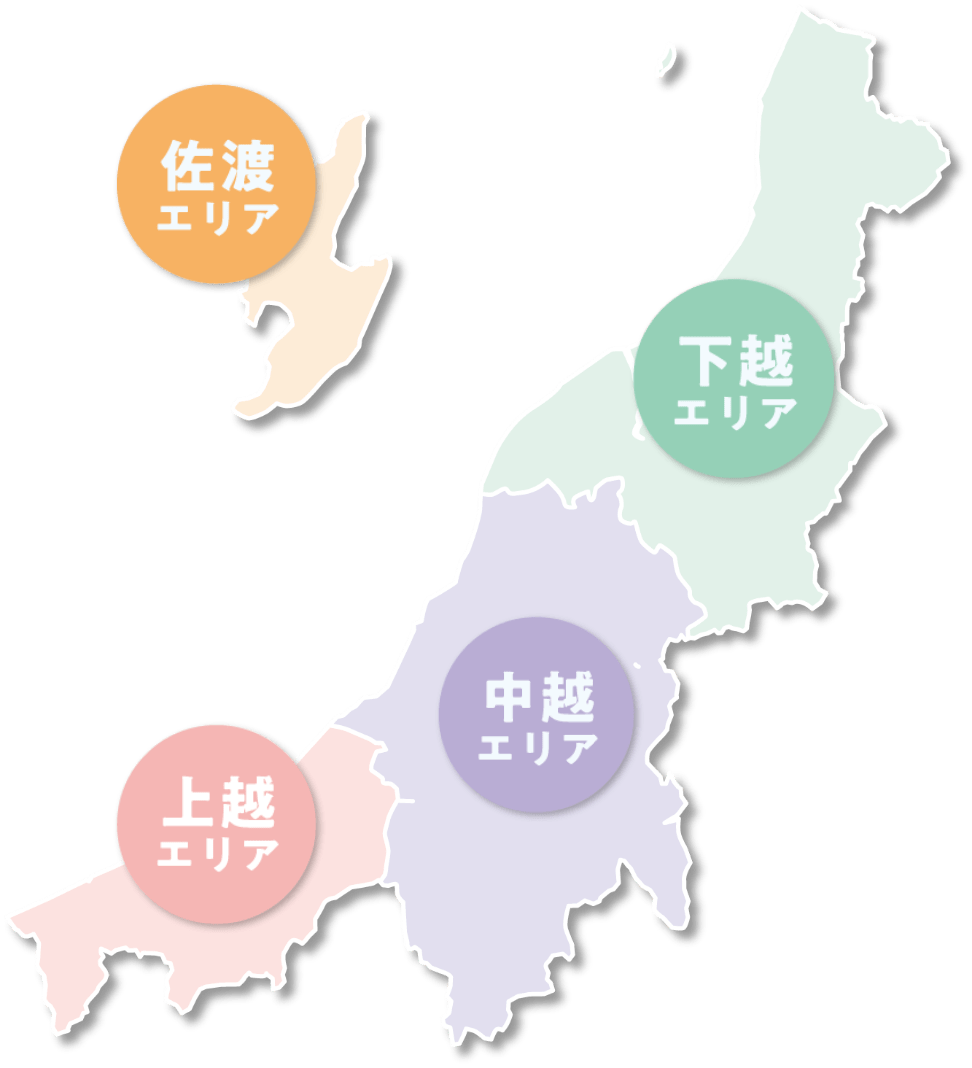 新潟県の地図